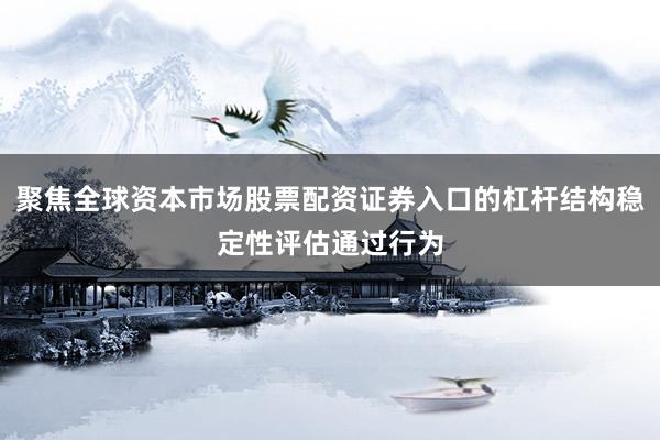 聚焦全球资本市场股票配资证券入口的杠杆结构稳定性评估通过行为